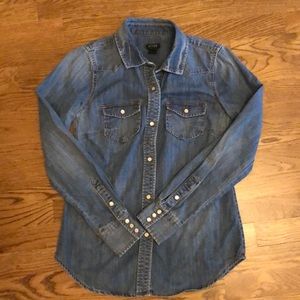 J. Crew Chambray Jean shirt